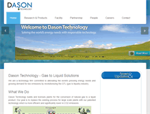 Tablet Screenshot of dasontechnology.com